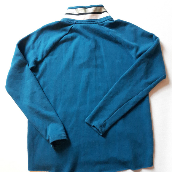 Teal PINK Victoria's Secret 1/4 Zip Hoodie XS - Picture 3 of 3